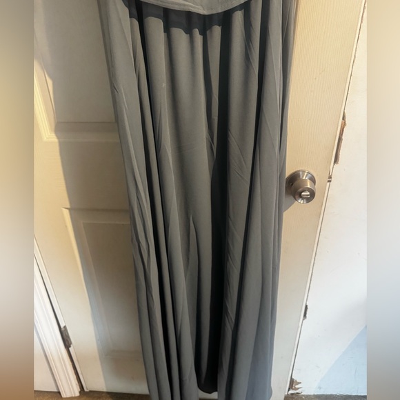 Baltic Born Sonia Off Shoulder Maxi Dress Large Dusty Blue NWT - Picture 14 of 15